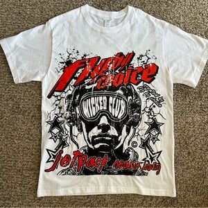 Vintage Fly By Choice Graphic T-Shirt Size Small in Excellent Condition